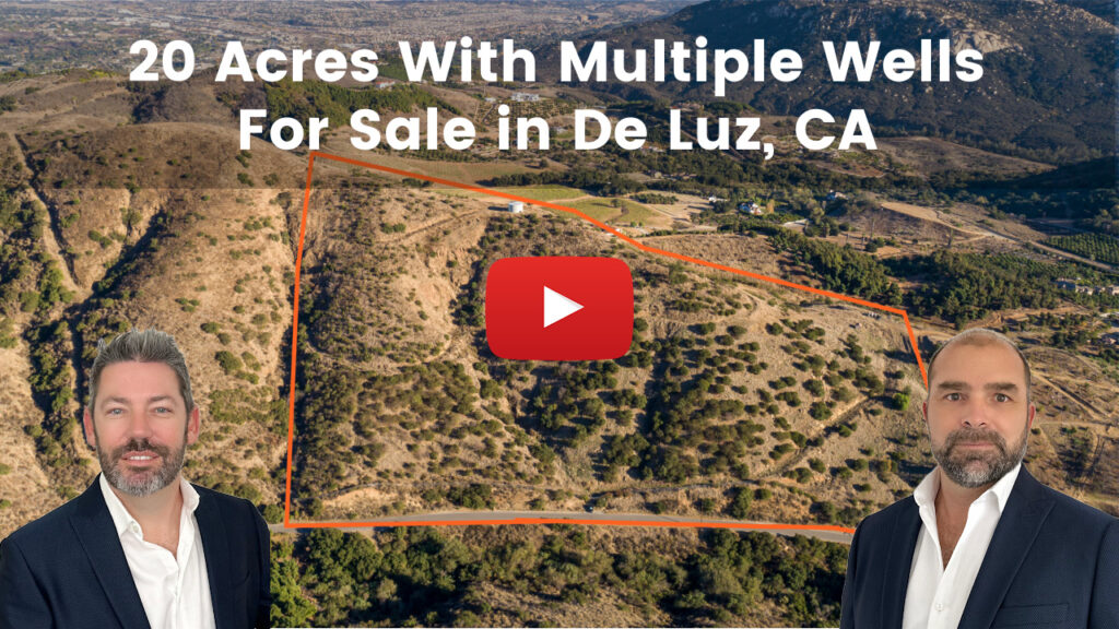 20 Acres For Sale - De Luz (Temecula)!